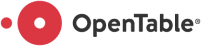 A black and white image of the open logo.